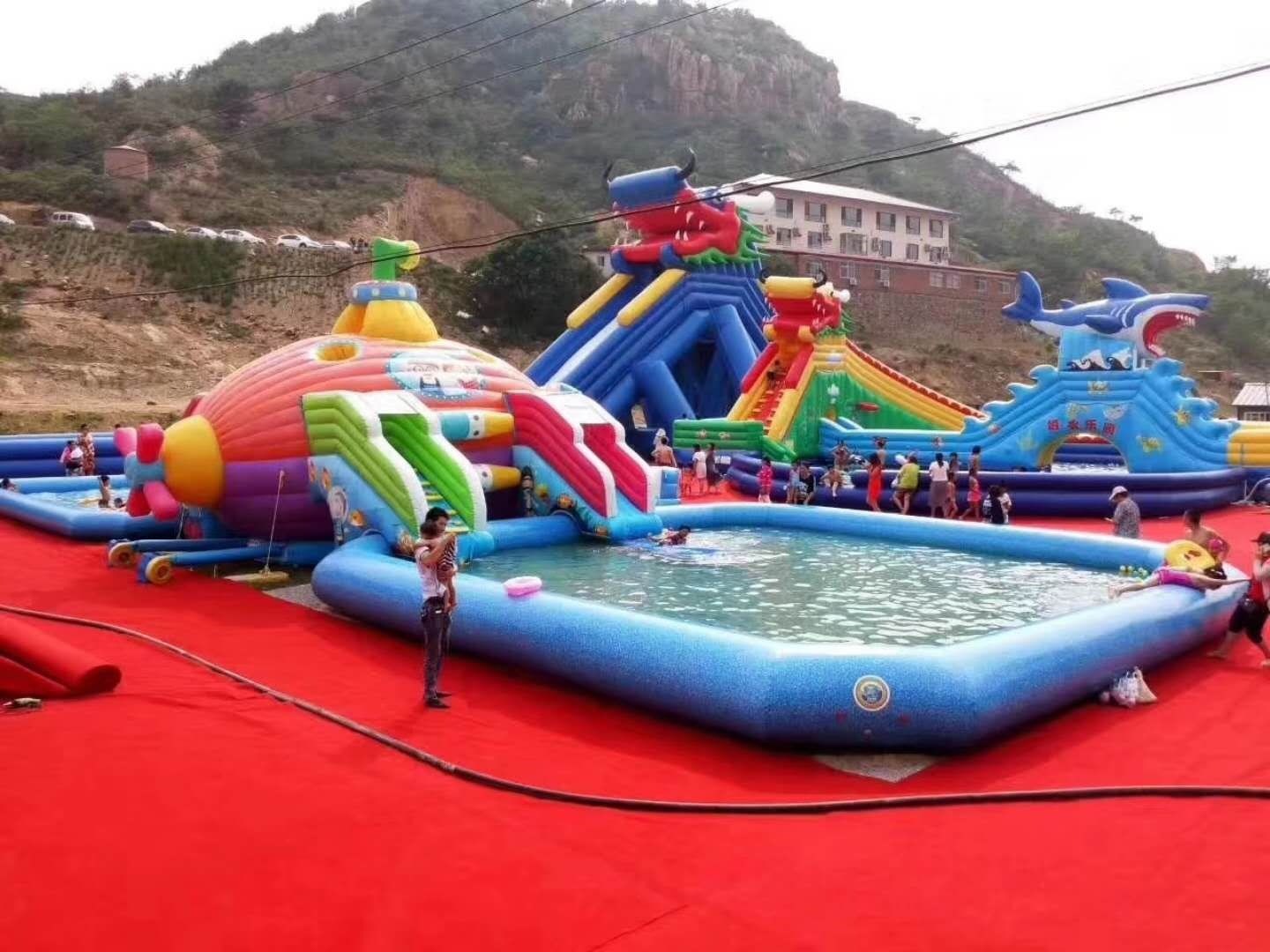 儋州深海潜艇儿童乐园充气游泳池